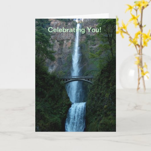 Carte Célébrer (Fleur jaune)