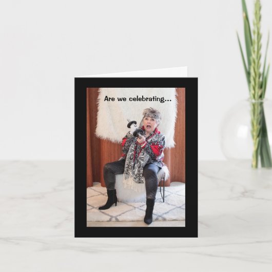 Carte Célébrer la nouvelle année ou survivre à l'ancienn (Devant)