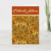 Carte Célébrer l'automne (Devant)