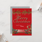 Carte Célébrer Noël (Devant/Arrière en situation)