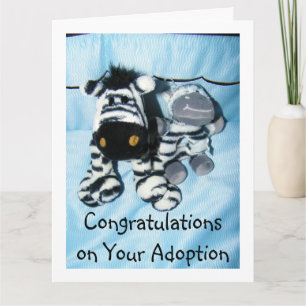 CARTE CÉLÉBRER VOTRE **ADOPTION**