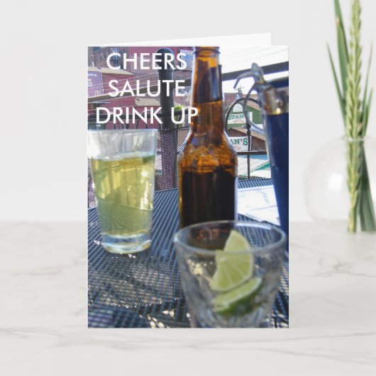 CARTE CÉLÉBRER "VOTRE CHEMIN" À "VOTRE" ANNIVERSAIRE ! ! (Devant)