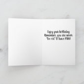 CARTE CÉLÉBRER VOUS ANNIVERSAIRE ***SOEUR*** (Intérieur)