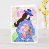 Carte Célébrez avec style le design créatif de Lee Marie (Fleur jaune)