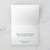 Carte Célébrez dans la chanson (Intérieur)