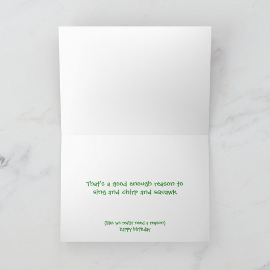 Carte Célébrez dans la chanson (Intérieur)