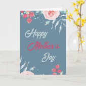 Carte Célébrez la fête des mères 2025 avec Floral (Fleur jaune)