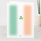 Carte Célébrez la Saint-Patrick avec un Chat Chanceux (Dos)