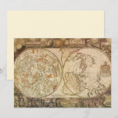 Carte céleste du planisphère vintage par Joseph Mo (Devant / Derrière)