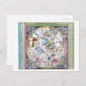 Carte céleste Hemisphaerium Coeli Boreale (Devant / Derrière)