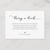 Carte Céleste pour Baby Shower 'Apportez un Livre' (Devant)