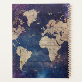 Carte céleste violette de l'ancien monde (Dos)