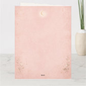 Carte Celestial Moon Phase Mother's Day Card (Dos)