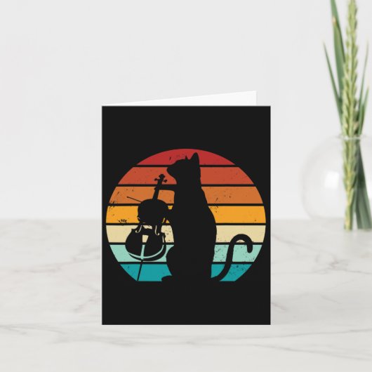Carte Cello Chat Mème Offensive Mèmes Drôle Amour Chat (Devant)
