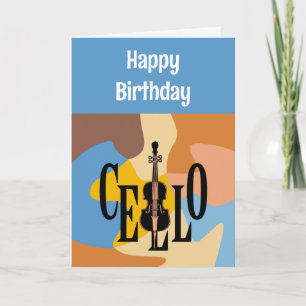 Carte Cello Dans Cello Anniversaire