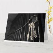 Carte Cellule De Prison Avec Porte Ouverte Et Ensemble D (Fleur jaune)