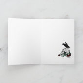 Carte Celtic Cross et Raven Yuletide (Intérieur)