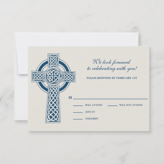 Carte Celtic Cross RVSP (Devant)