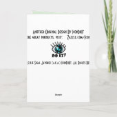 Carte Celtic Dreams (carte d'anniversaire) (Dos)