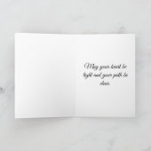 Carte Celtic Goddess & Glowing White Stag (Intérieur)