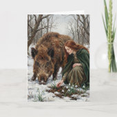 Carte Celtic Goddess & Wild Boar (Devant)