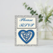 Carte Celtic Heart RSVP (Debout devant)