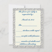 Carte Celtic Heart RSVP (Dos)