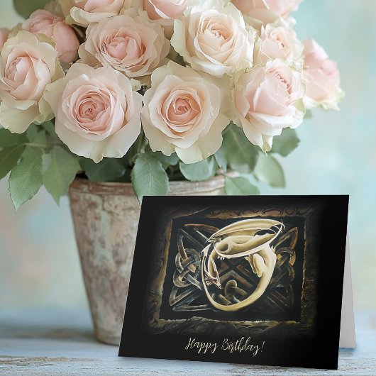 Carte Céltic Knot Creative Dragon