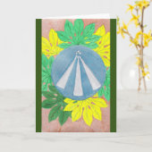 Carte celtique (Fleur jaune)