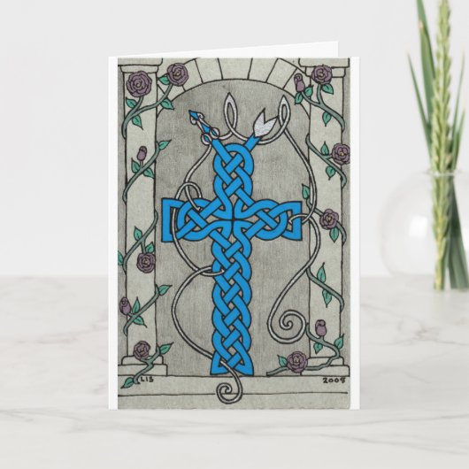 Carte celtique 1 de croix de serpent (Devant)