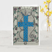 Carte celtique 1 de croix de serpent (Fleur jaune)