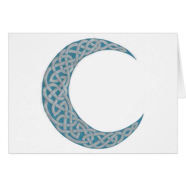 Carte celtique 2 de lune (Devant horizontal)