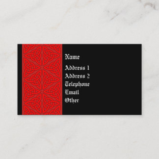 Carte celtique de profil - rouges