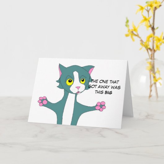 Carte Celui qui s'en est tiré a été... (Fleur jaune)