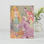 Carte Cendrillon et le Prince - illustration (Debout devant)