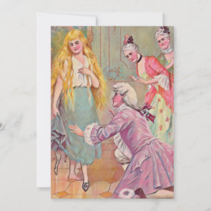 Carte Cendrillon et le Prince - illustration