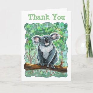 Carte Centre de la fête de l'ours de Cute Koala