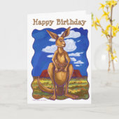 Carte Centre de partie de kangourou (Fleur jaune)