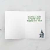 Carte Centre Shaggy Sheep Chien (Intérieur)