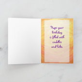 Carte Centre Shaggy Sheep Chien (Intérieur)