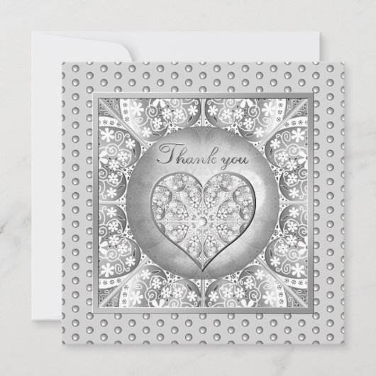 Carte Céramique gris dentelle (Devant)