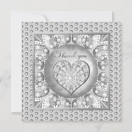 Carte Céramique gris dentelle (Devant)
