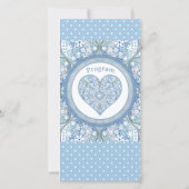 Carte Céramique Lace Bleu clair (Dos)