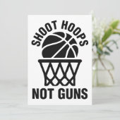 Carte cerceaux et non t-shirts de basketball (Debout devant)