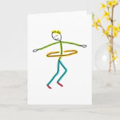 Carte Cerclage Hula (Fleur jaune)