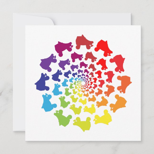 Carte cercle arc-en-ciel (Devant)