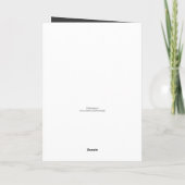 Carte Cercle d'argent 25e anniversaire de mariage (Dos)