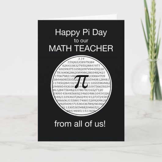Carte Cercle de jour Pi (Devant)