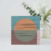 Carte Cercle Orange Et Vert (Debout devant)