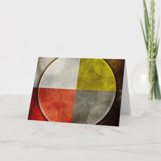 Carte Cercle sacré de Natif américain (Devant)